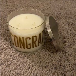 NEW, never lit 3 wick candle “Champagne Toast”